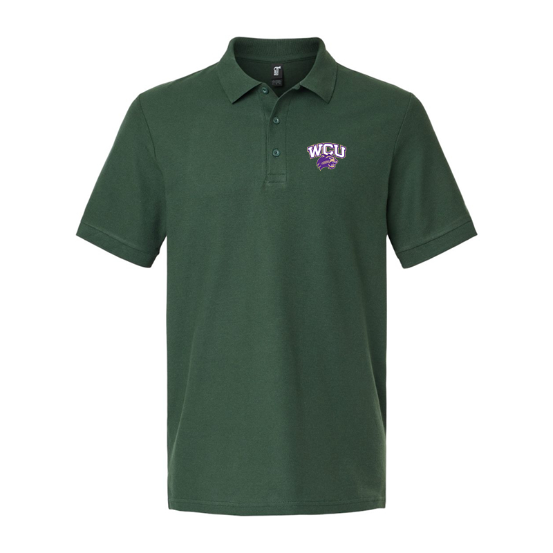Men'sWestern Carolina Catamounts  Gildan Hammer Pique Polo